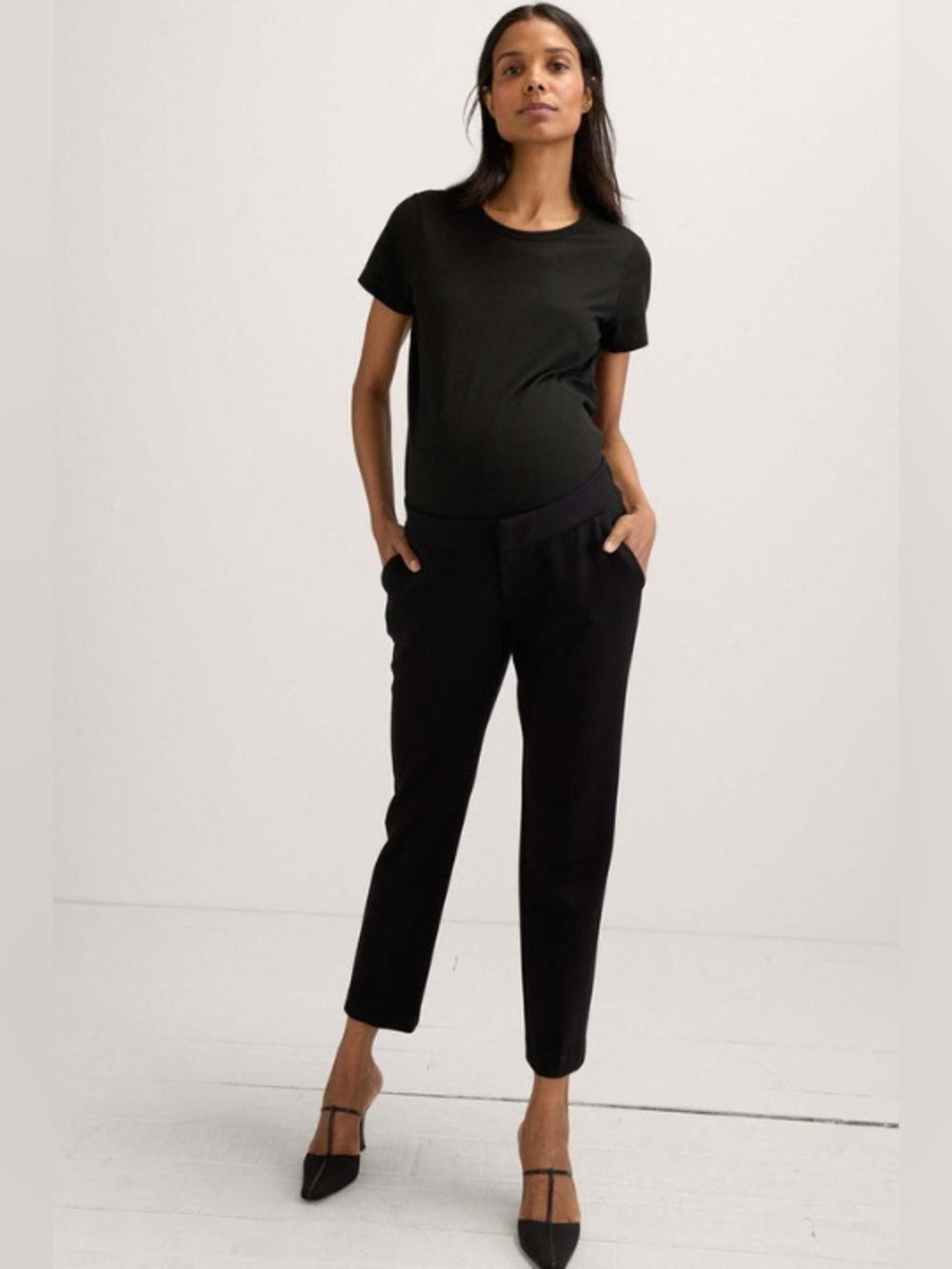 The HATCH Maternity Suit Pant - Black Size: Small (Hatch Size: 1 or US 2-4) - Picture 3 of 10
